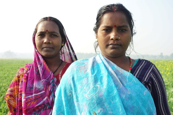 Two Nepali women on the flats.