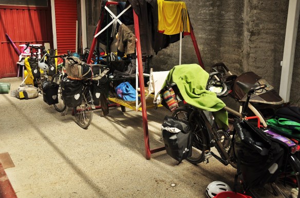 It is not often that you walk into a room full of bicycles like your own!