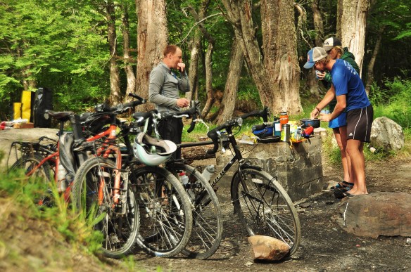 Camping! Here in Patagonia you can camp everywhere, and there are even real free campsites all over the place. No wonder everyone loves it here!!