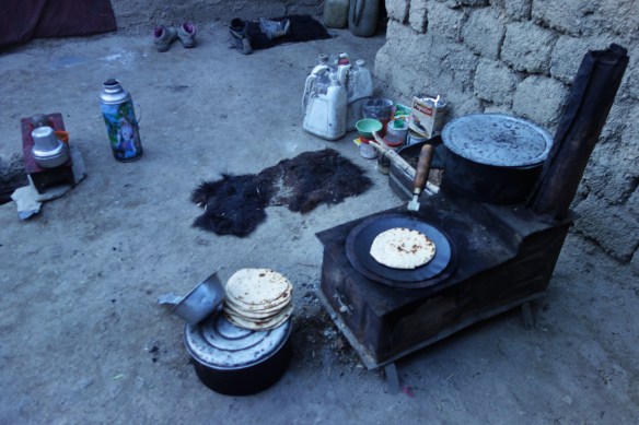 They eat a lot of barely bread for breakfast and dinner.