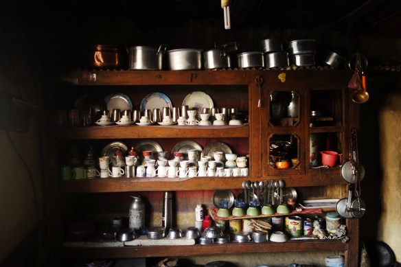 Many of the homes had an impressive collection of dishes, most of which were passed down for generations.