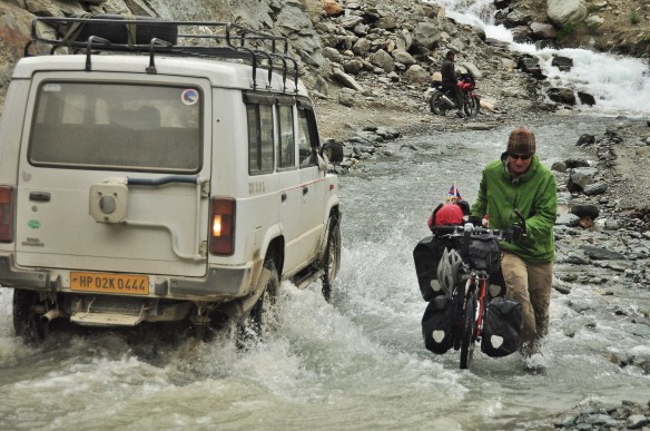 One of many river crossings.