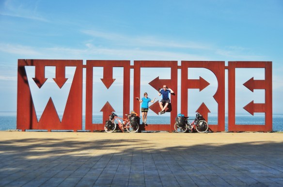 Guess what we found at the end of Georgia, the best sign!!