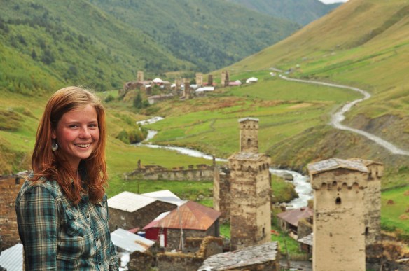 They used these towers for protection from the bloody feuds which continually happened up in these mountains.
