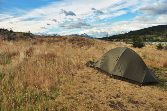 Camping before the craziness began.