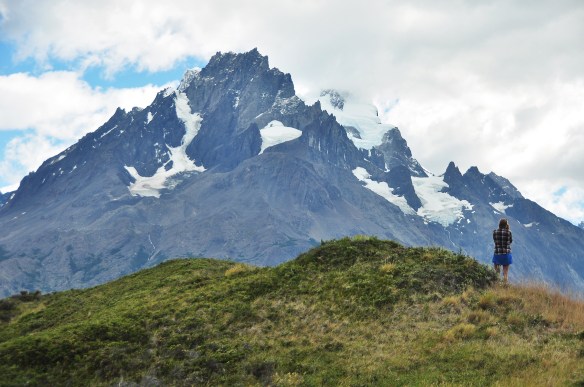 Emily taking in the view.