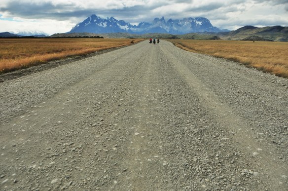 The road got way worst once we actually got into the park, it was extremely washed out and rocky which made riding, especially against the winds, really difficult.