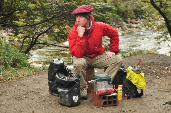Kevin in his chefs hat.