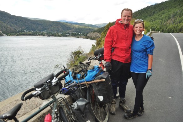 Kevin and I outside of San Martin.