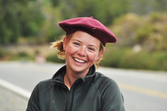 Of all the old car parts, broken bungees, and single shoes Kevin has found by the side of the road, this hat was definitely his greatest one! 