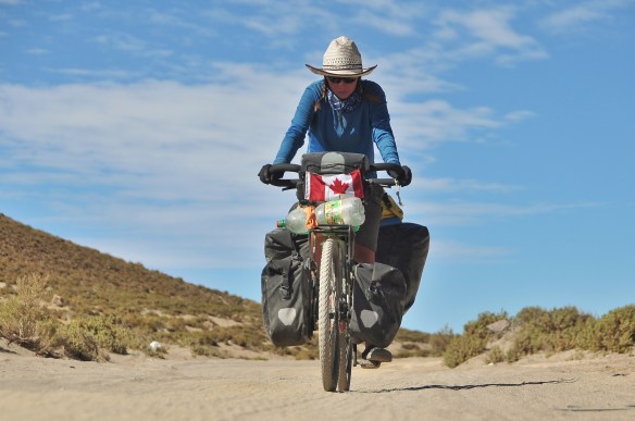 Tough riding! It took us nearly all day to cover 40km.