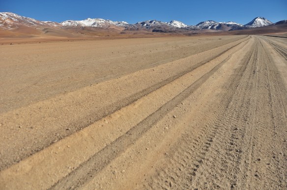 Though there were sections of deep sand, for the most part the road had been cleared which made for "easy" riding.
