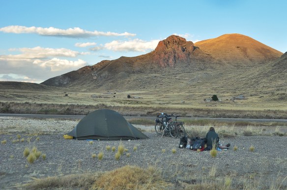 Though it was populated and people saw us camping, no one bothered us at all. Once again, I felt safer camping here in the open than I would in the USA.