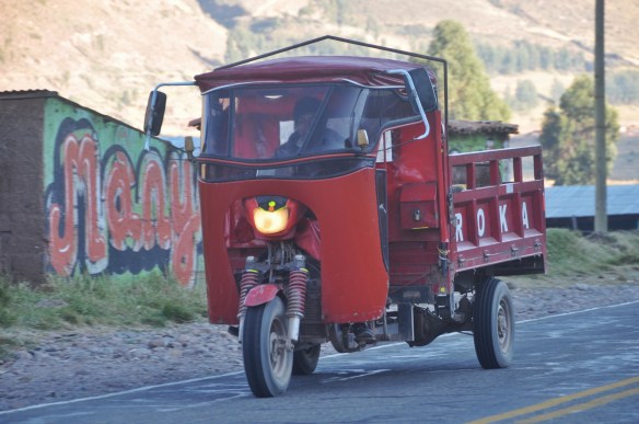 Though there weren't any tuktuks in Bolivia, the second we crossed into Peru we saw them all over.