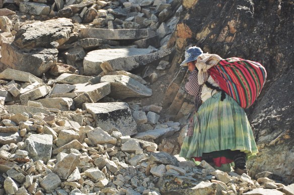 This lady was the cook for another group, and hiked up the trail faster than anyone.