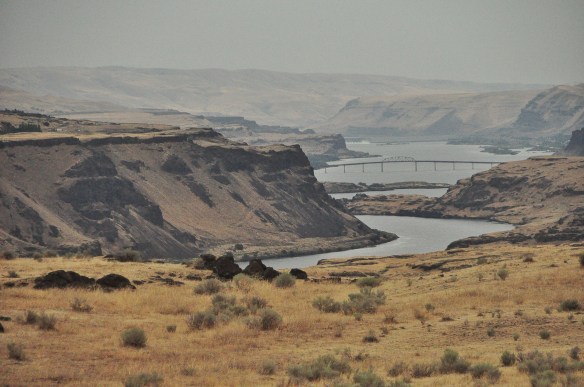 The Colombia river. I can see this river from our window just before it flows into the ocean.